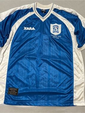 1999-00 Cardiff City Home Xara Jersey